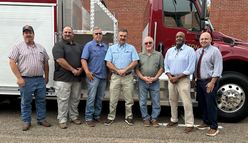 Braxton Receives New Firetruck