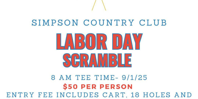 Simpson Country Club Labor Day Scramble