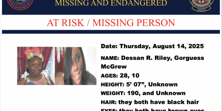 Missing and Endangered Child Alert