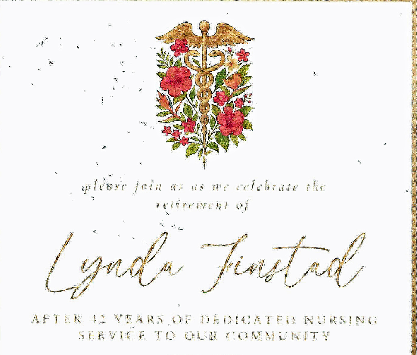 Celebration of Lynda Finstad Retirement
