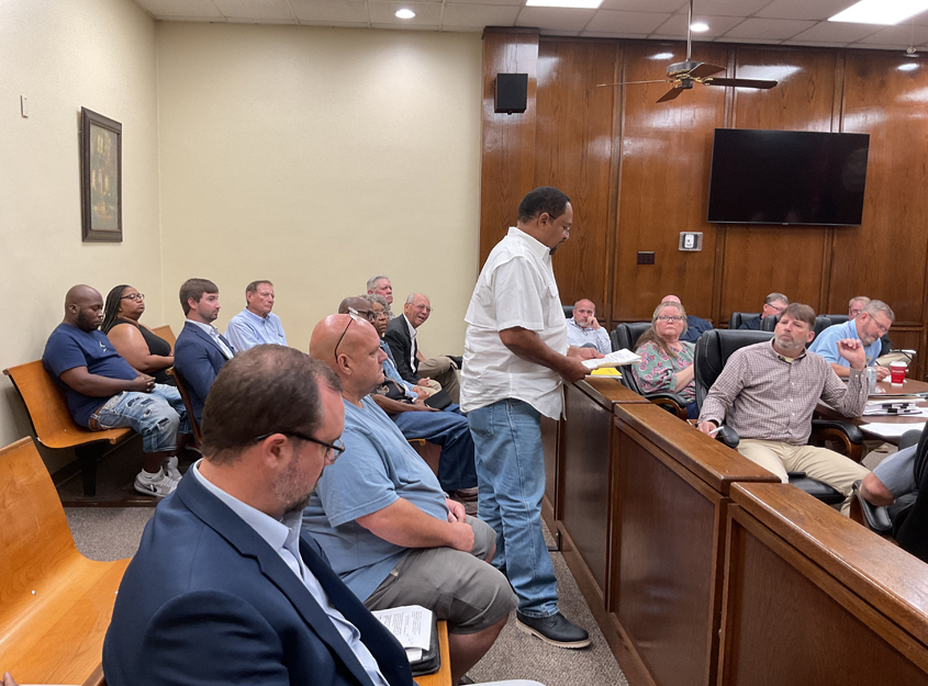 Anthony Wilson ask Supervisors to take over Barnes Estate Road