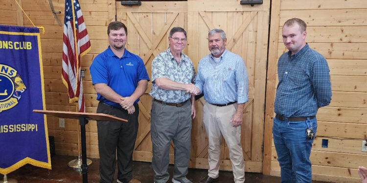 Mark Grubbs and Bradley Edwards join local Lions Club