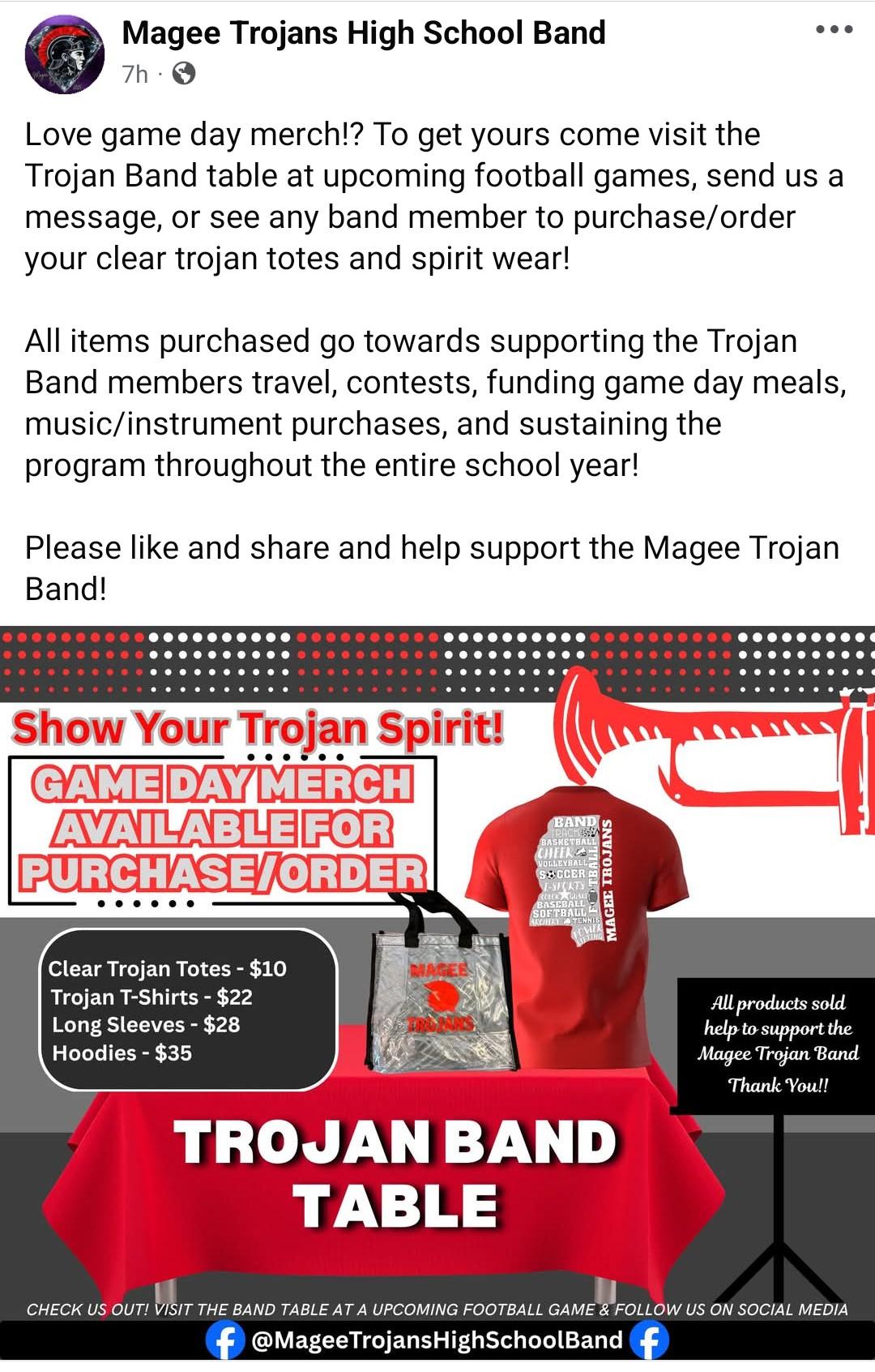 Support the Magee Band!