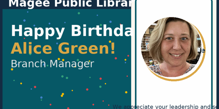 Happy Birthday, Alice Green!