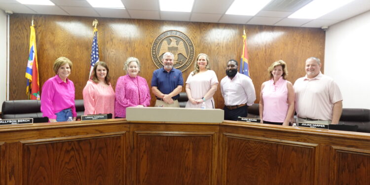 Board of Aldermen Wears Pink to Support Breast Cancer Awareness Month