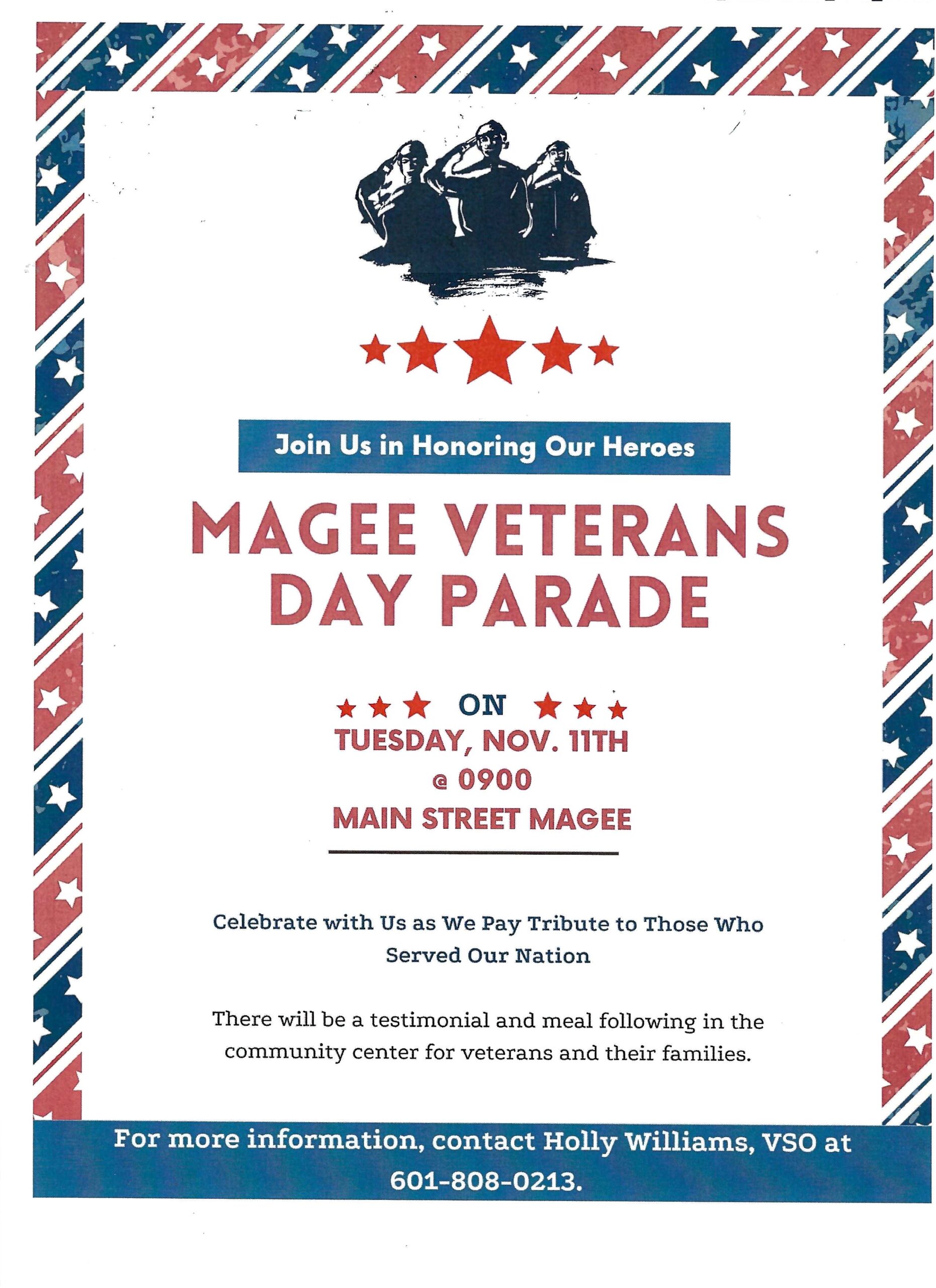 Magee Veterans Day Parade November 11, 2025
