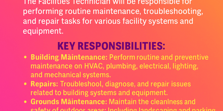 CITY OF MAGEE Taking Applications for Facilities Technician
