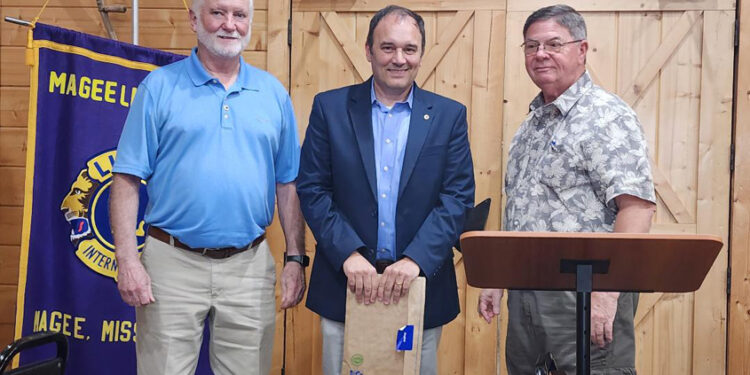 Magee Lions Club Welcomes New Member John Shows