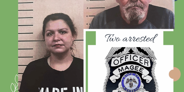 Magee Police Department Announces Recent Arrests