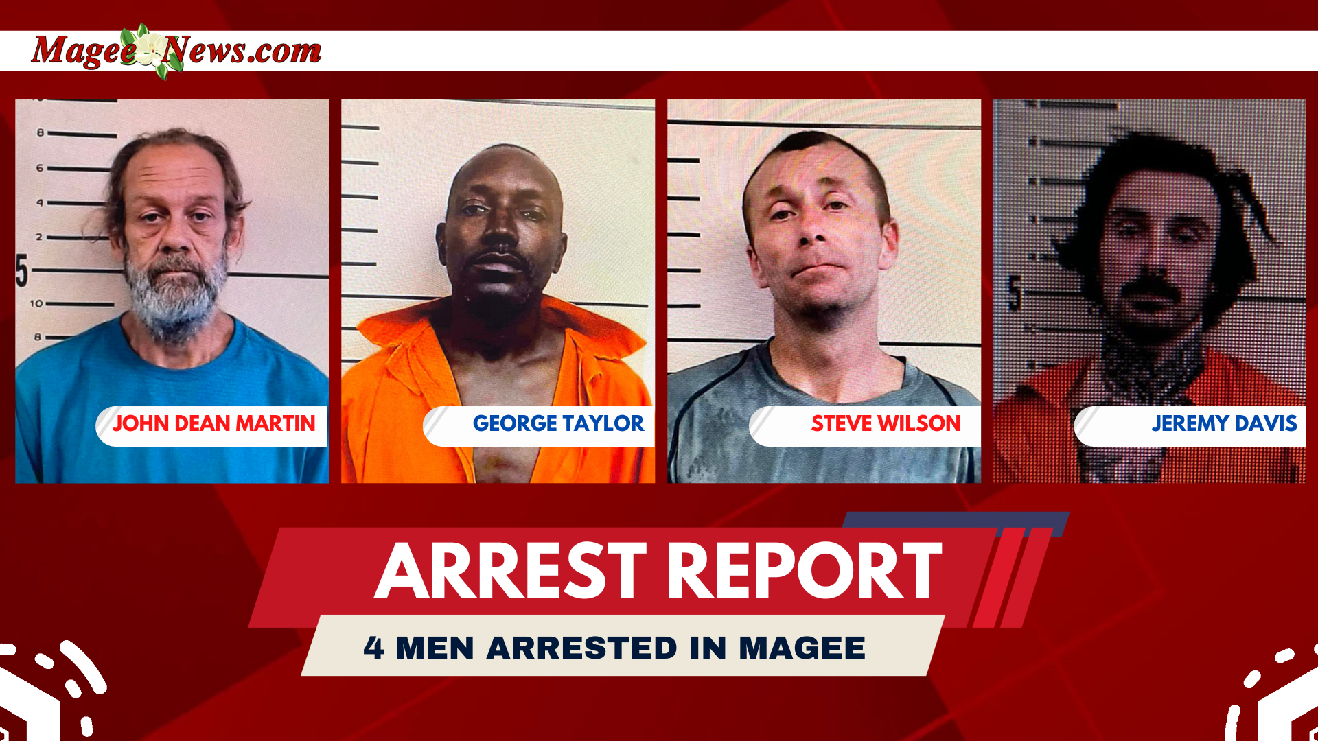 Magee Police Crack Down on Drunk Driving: Four in Custody