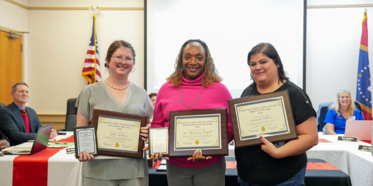 SCSD Recognizes 2025-2026 Teachers, Parents, and Administrator of the Year