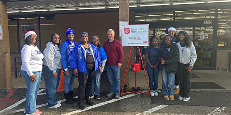 Zeta Phi Beta Sorority’s Rho Iota Zeta Chapter Rings in the Christmas Season