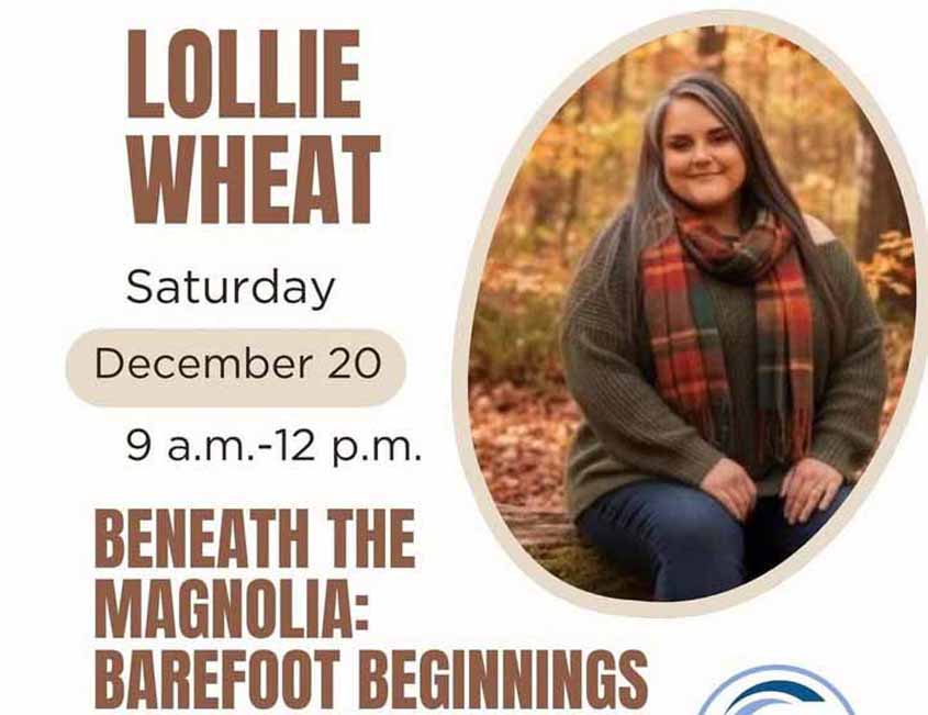Book Signing Event @ Magee Public Library December 20th featuring author Lollie Wheat