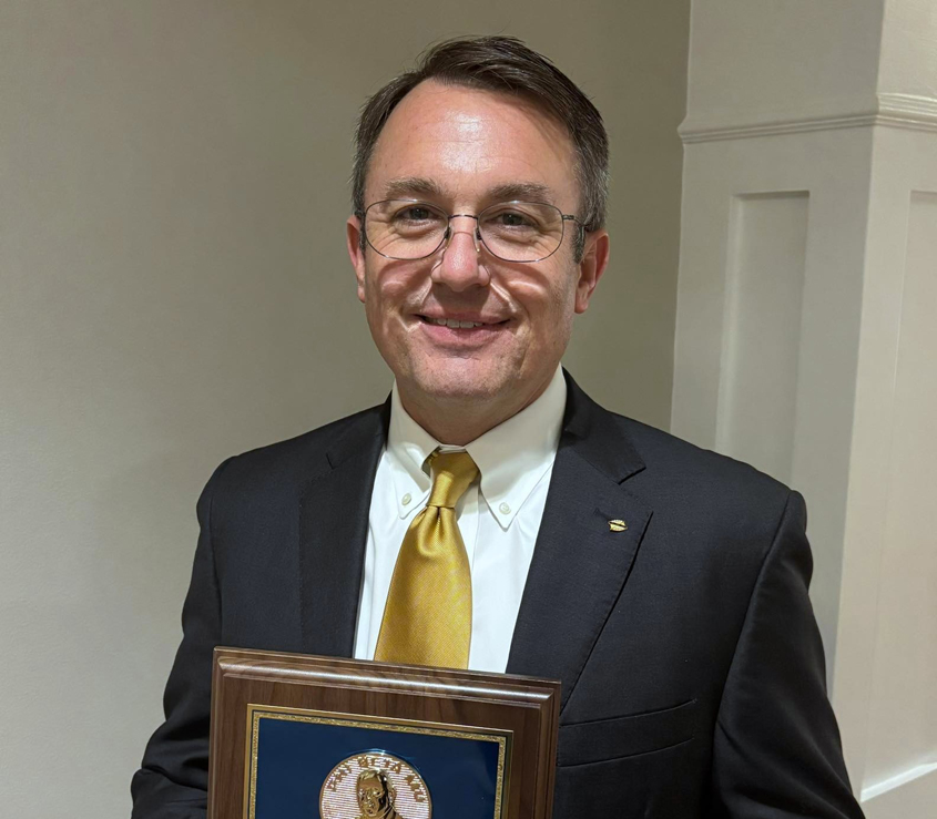 Mississippi Bandmasters Association  honors WCU’s Dr. Travis Coakley