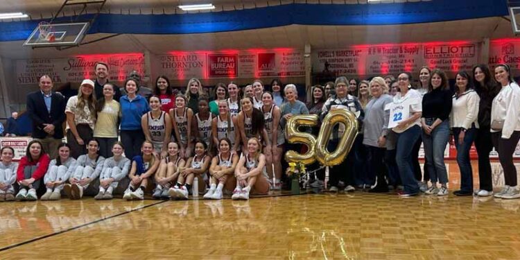Lady Cougar Coach Linda Dear Honored for 50 Years of Coaching Excellence