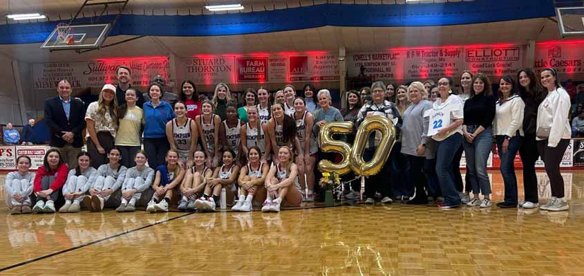 Lady Cougar Coach Linda Dear Honored for 50 Years of Coaching Excellence
