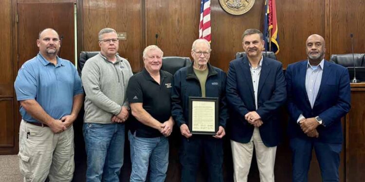 Randall Coleman recognized for 26 years as Constable Post 1