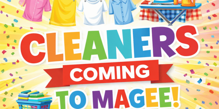 Good News!  Cleaners coming to Magee!