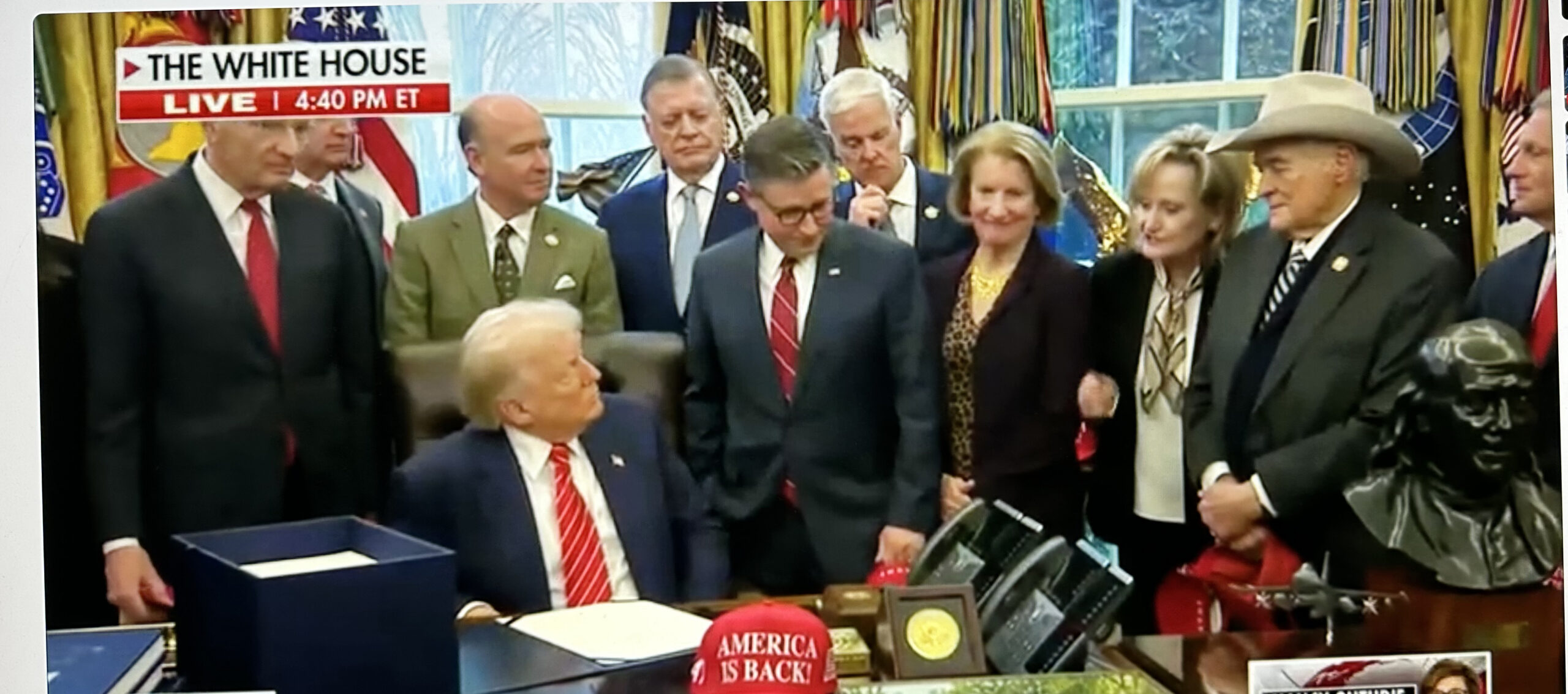 HYDE-SMITH JOINS TRUMP FOR SIGNING OF BILL WITH FUNDING BENEFITS FOR MISSISSIPPI