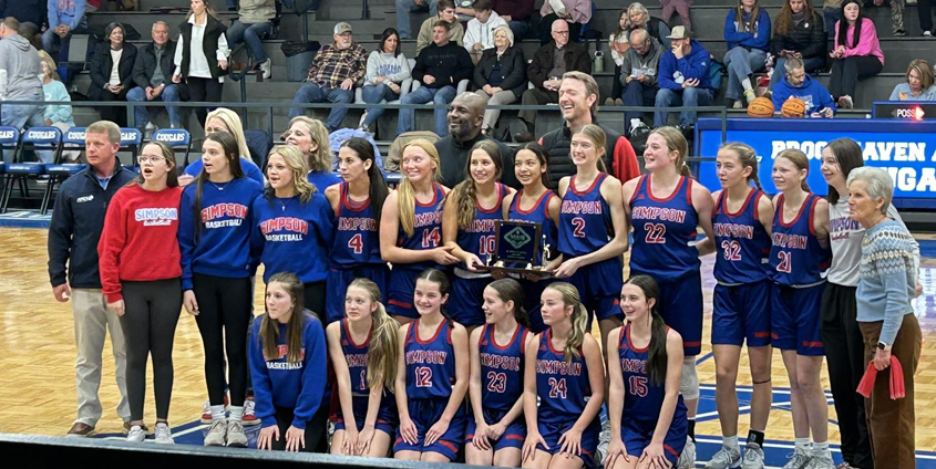 SCA Lady Cougars are JV District Champs!