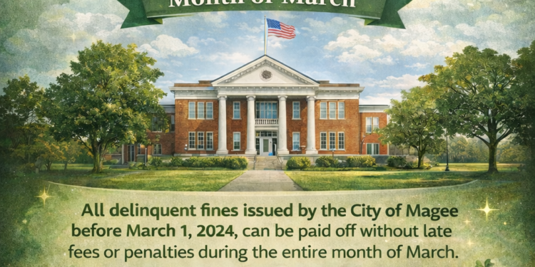 March is Amnesty Month is the City of Magee