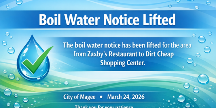 Boil Water Notice Lifted
