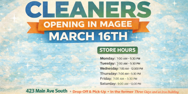 Mark Your Calendar! Martin Cleaners Opening March 16 in Magee