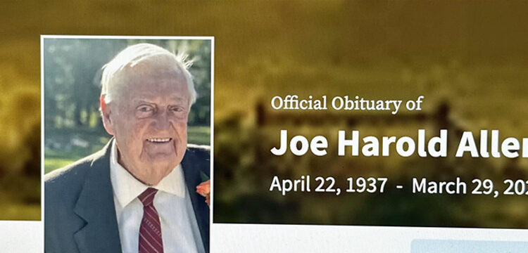 Joe Harold Allen of Magee, Mississippi