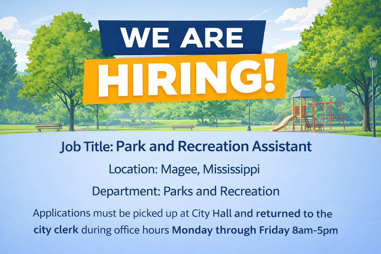 City of Magee Hiring