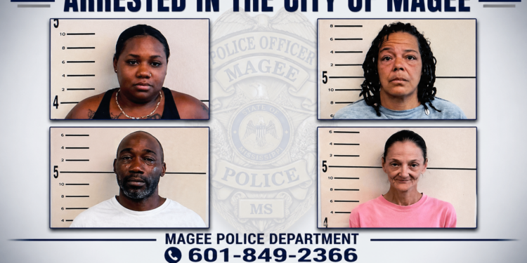Four Arrested in the City