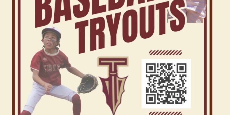7U Tribe Baseball Trouts Scheduled for May 17th