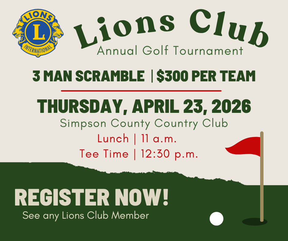 Magee Lions Club Annual Golf Tournament