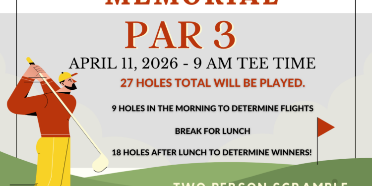 Larry Broadhead Memorial Tournament Saturday, April 11th SCCC