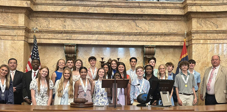 SCA Cross Country Recognized @ State Capital
