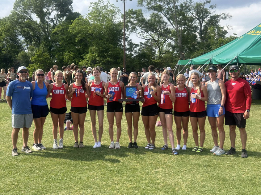 Simpson Girls Track Team Makes History!