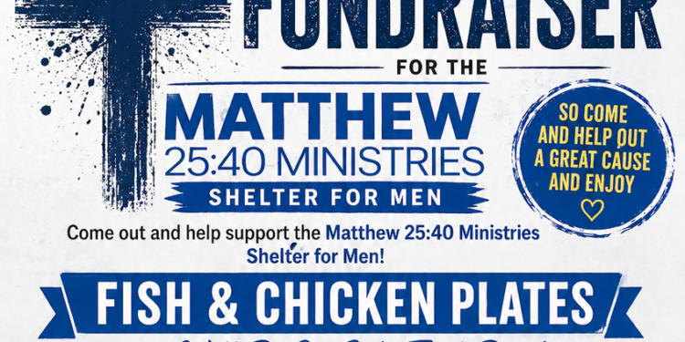 Mark you calendar Now!!! Fundraiser May 23rd Fish & Chicken Plates