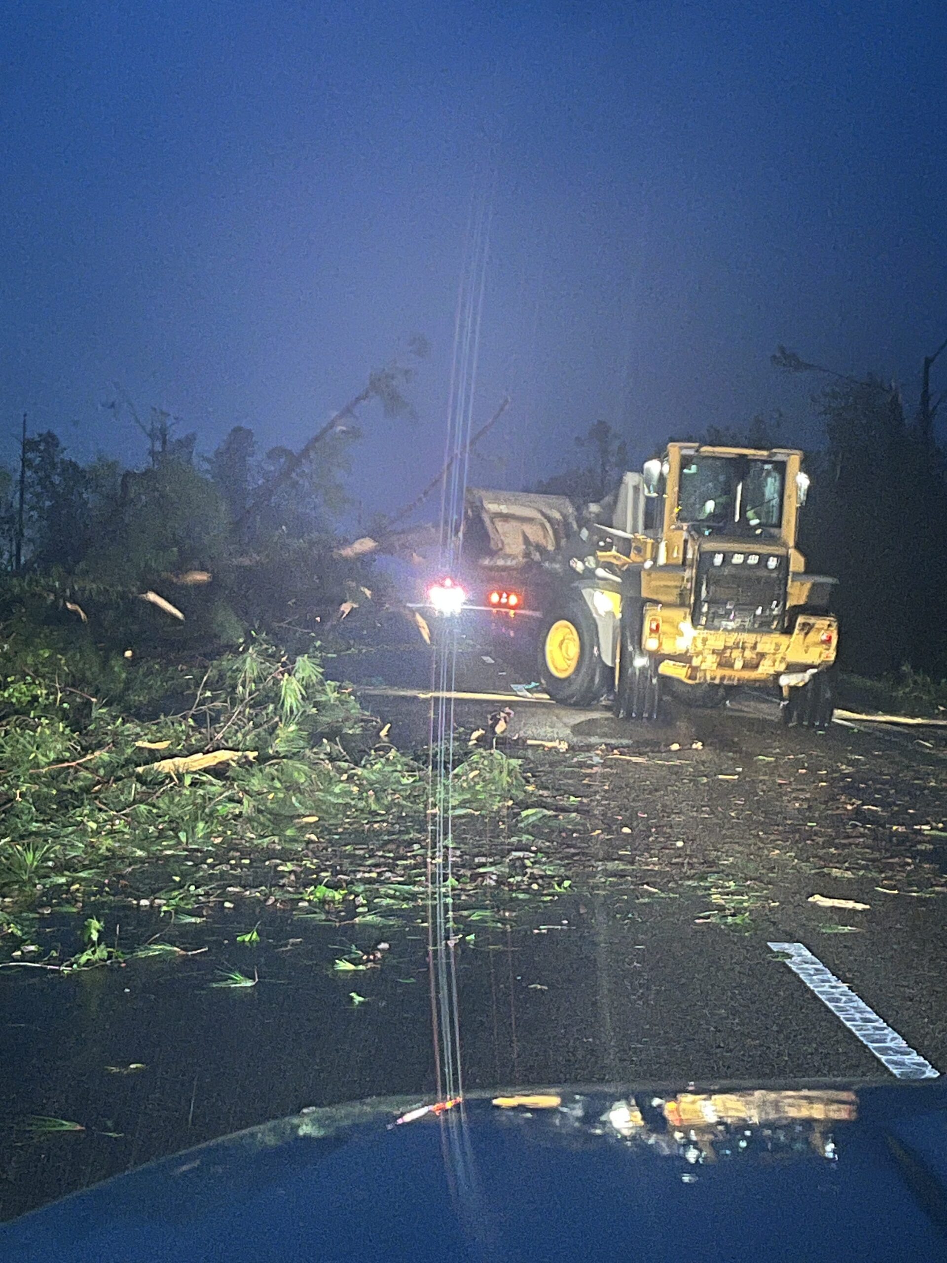 MDOT crews continue clearing roadways from debris in southwest Mississippi
