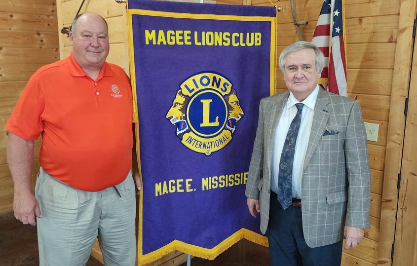 Representative Price Wallace Shares Legislative Update with Magee Lions Club