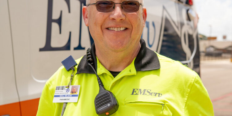 EMServ Paramedic, Neal Nelson, Named MS Center of Advancement of Prehospital Medicine’s Paramedic of the Year