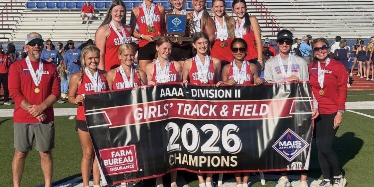 Congratulations to the Simpson Girls Track Team 2026 MAIS State 4A D2 Champions!