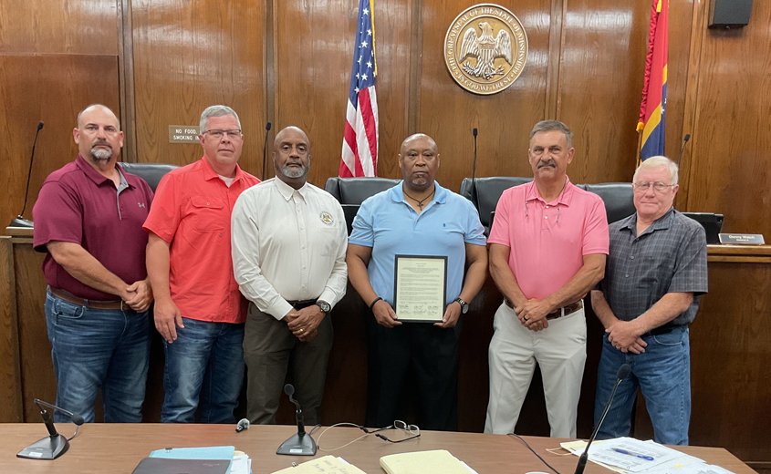 Kelvin Jenkins Recognized @ Board of Supervisors Meeting for 17 years of Dedicated Service