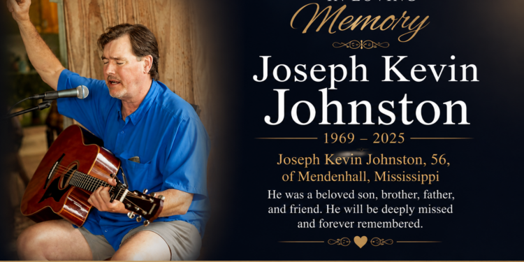 Joseph Kevin Johnston of Mendenhall, Mississippi