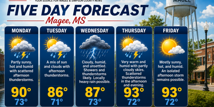 Hot and Humid Week Ahead