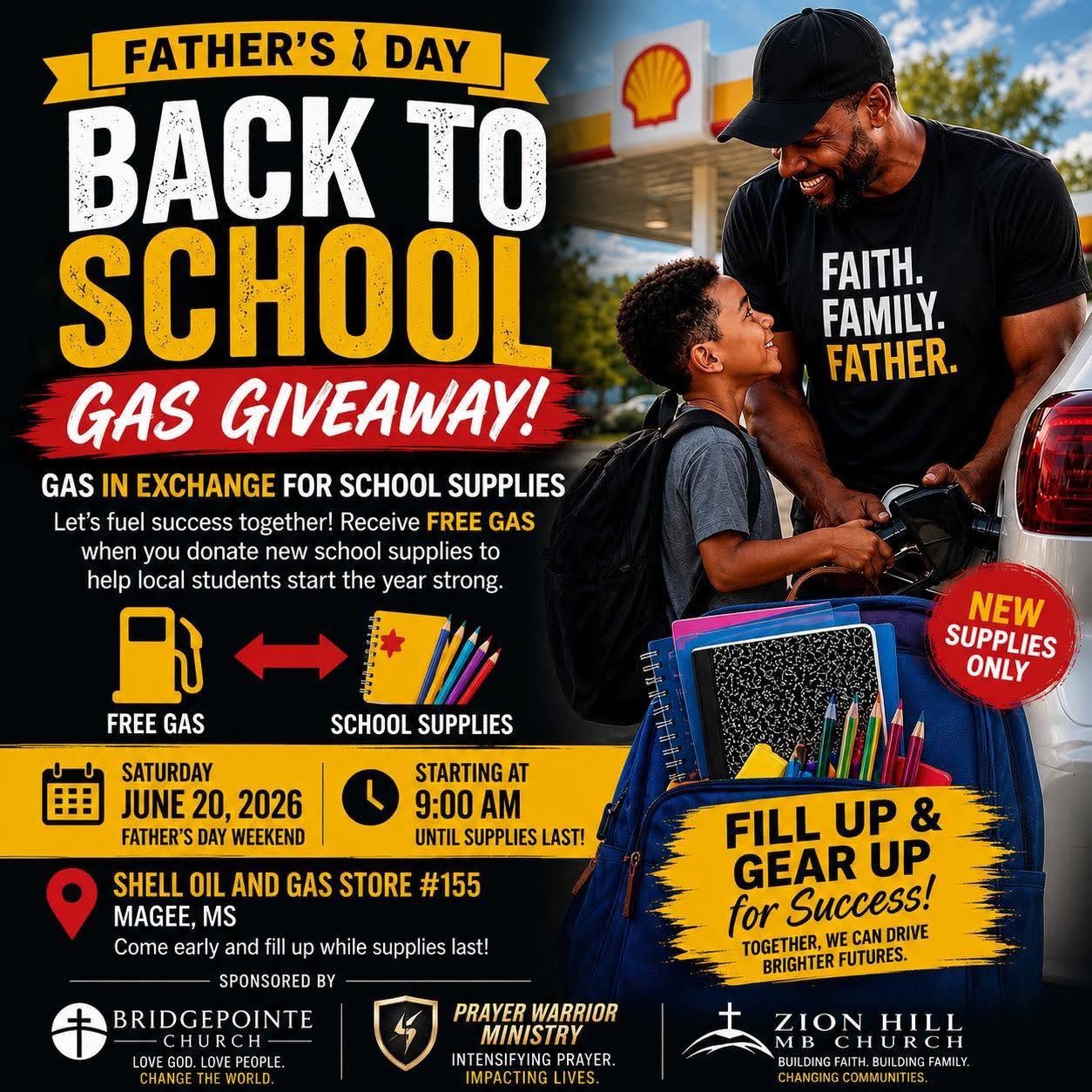Back to School Gas Giveaway