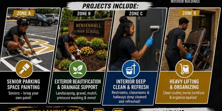 Mendenhall High School Invites Community to Join Campus Pride Day