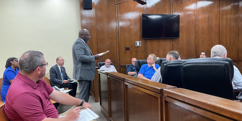 Supervisors Hear College Update, Approve Personnel and Road Projects