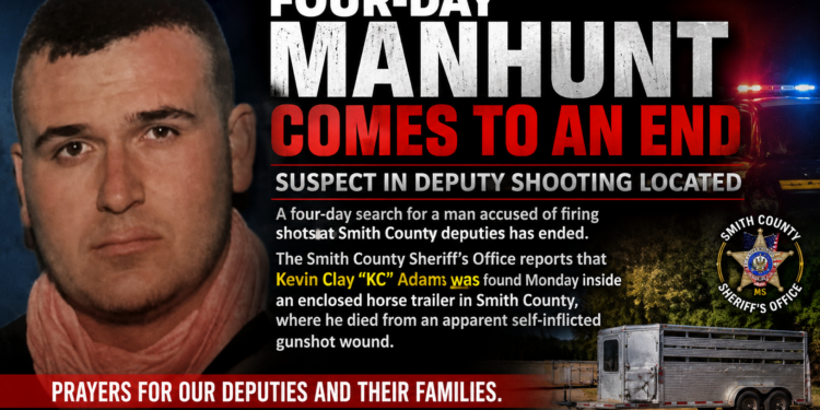 Four-Day Manhunt Comes to An End in Smith County