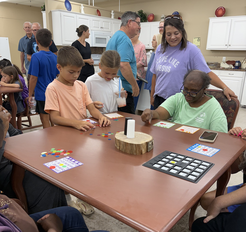 Bingo Brings Smiles at Boswell During Mission Magee