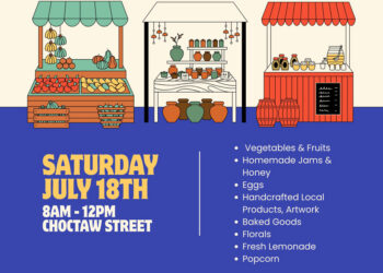 Farmers Market Saturday 8-12 next to Community House!