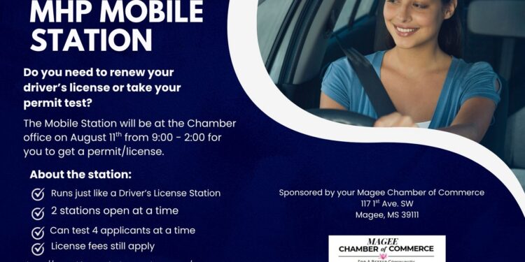 MHP Mobile Station coming to Magee August 11th from 9-2